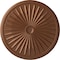 Ekena Millwork Leandros Ceiling Medallion (Fits Canopies up to 5"), 33 1/8"OD x 3 1/2"ID x 1 3/8"P, Polished Copper CM33LEPOS - alternate 1